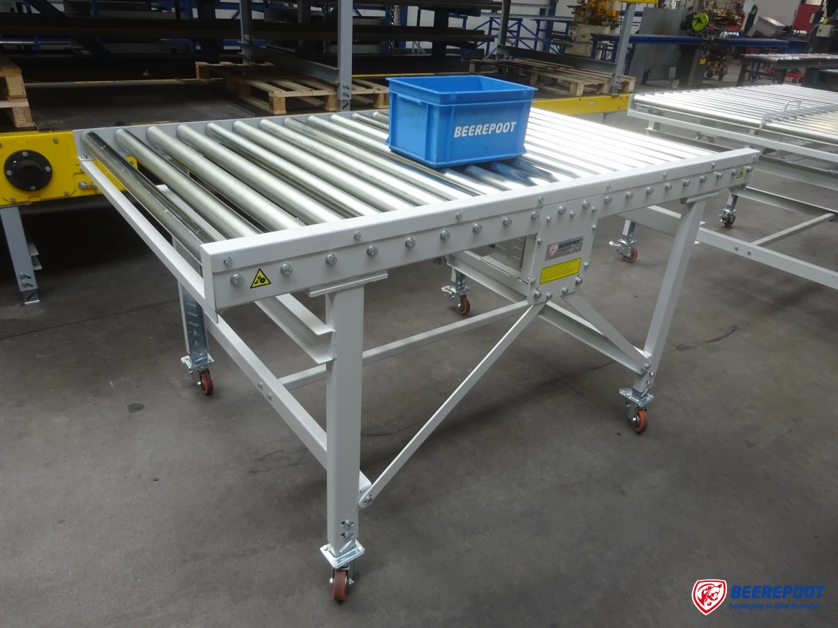 Aanvoerbanen laminop tegels